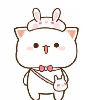 Sticker from Chibi cat 3 😻 🍃 @stickersbag