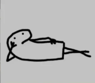 😕 emoji Stickman @ManasTheKing Telegram sticker 7 of 102