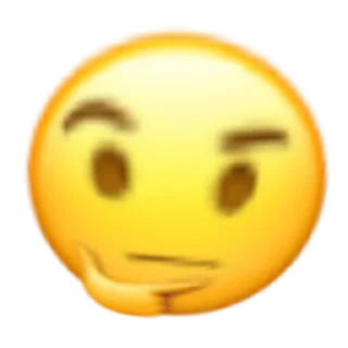 🤔 emoji Emojis @ManasTheKing Telegram sticker 23 of 68