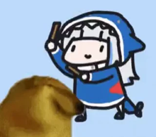 Sticker from Mei Misaki's vid-pack by @Makima_UltraXBot