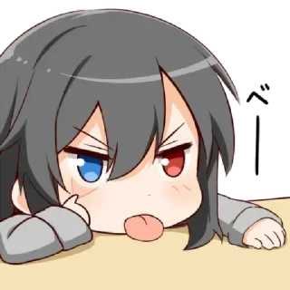 😝 emoji Mei Misaki's pack by @Makima_UltraXBot 3 Telegram sticker 15 of 120