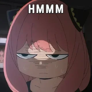😒 emoji Mei Misaki's pack by @Makima_UltraXBot 5 Telegram sticker 15 of 120