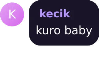 🤔 emoji Kuro bby Telegram sticker 14 of 55