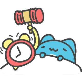 ⏰ emoji 兔纸 视频贴纸包(0) Telegram sticker 8 of 26