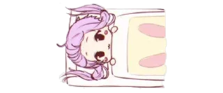 😴 emoji 幻想³ @lahuinvzhuang Telegram sticker 5 of 108