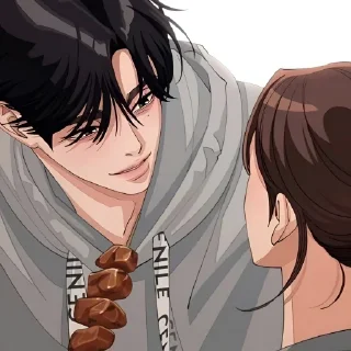 🪨 emoji Manhwa love 3 @Manhwa1O @Hanim1O Telegram sticker 19 of 81