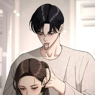 🪨 emoji Manhwa love 3 @Manhwa1O @Hanim1O Telegram sticker 23 of 81