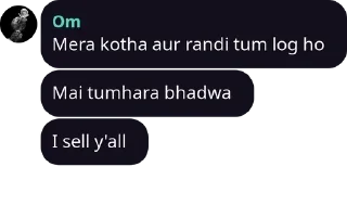 Sticker from Krish ki maka chut