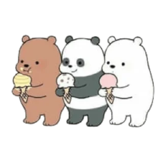 😀 emoji we bare bears Telegram sticker 6 of 30