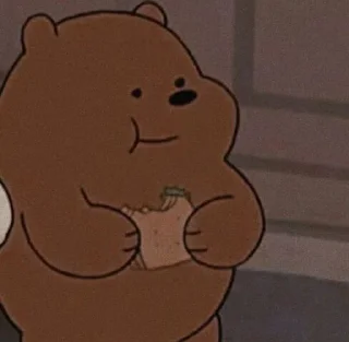 Sticker from we bare bears, @yoomgie.