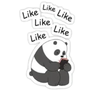 😀 emoji we bare bears Telegram sticker 4 of 30