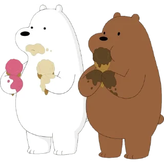 😀 emoji we bare bears Telegram sticker 10 of 30