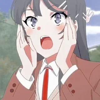 🐇 emoji sakurajima mai Telegram sticker 8 of 65
