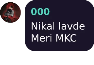 Sticker from Anirudh's sticker pack