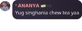 Sticker from ❛ 𝗔𝗡𝗔𝗡𝗬𝗔 🇮🇳™s kang pack