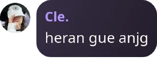 🫃 emoji Cleo cntq pack by @QuotLyBot Telegram sticker 8 of 14