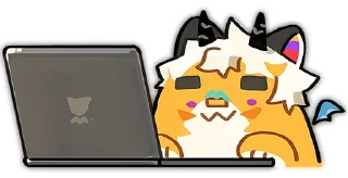 👨‍💻 emoji 旅行猫咪的梗图 Telegram sticker 10 of 19