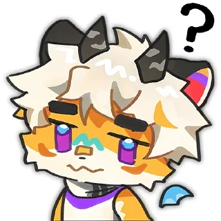 ❓ emoji 旅行猫咪的梗图 Telegram sticker 7 of 19