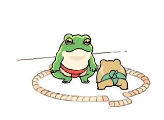 ⭐ emoji 享受春天的青蛙 @kal_pc Telegram sticker 23 of 24