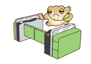 ⭐ emoji 享受春天的青蛙 @kal_pc Telegram sticker 11 of 24