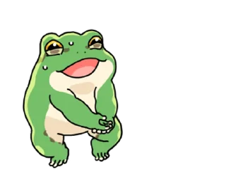 ⭐ emoji 享受春天的青蛙 @kal_pc Telegram sticker 22 of 24