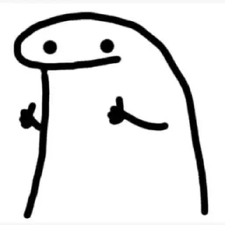 Sticker from stickman