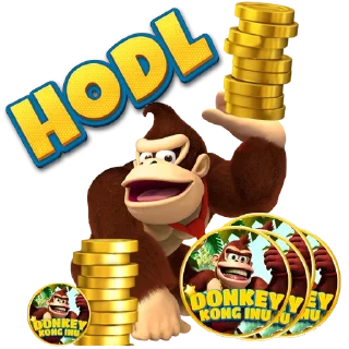 Sticker from Donkey Kong Inu