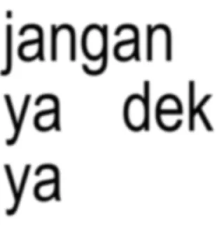 🥹 emoji jangan ya dek ya Telegram sticker 5 of 51