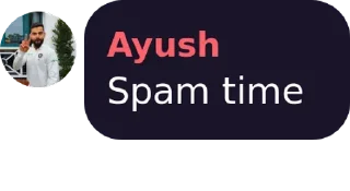 Sticker from Ayush's