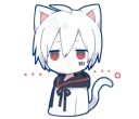 Sticker from Mafumafu (cat)