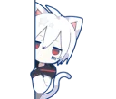 Sticker from Mafumafu (cat)