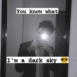 Sticker from Dark sky 😷