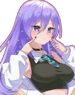 😳 emoji Moona Hoshinova (hololive) @Anak_kucing_stiker Telegram sticker 16 of 19