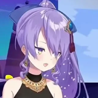 🌙 emoji Moona Hoshinova @VtuberSticker Telegram sticker 18 of 31