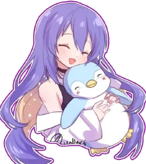 😳 emoji Moona Hoshinova (hololive) @Anak_kucing_stiker Telegram sticker 17 of 19