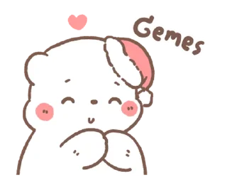 Sticker from @gmoue! bear please