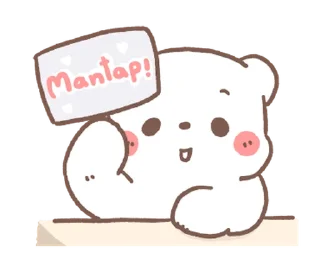 Sticker from @gmoue! bear please