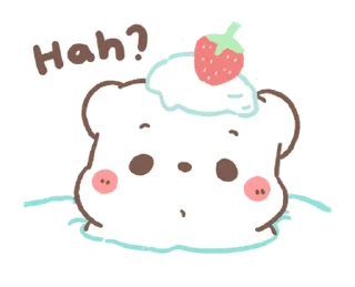 Sticker from @gmoue! bear please