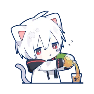 😊 emoji Mafumafu Sticker (cat) vol.2 Telegram sticker 21 of 40