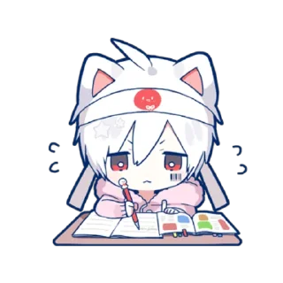 😊 emoji Mafumafu Sticker (cat) vol.2 Telegram sticker 24 of 40