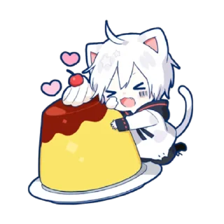 😊 emoji Mafumafu Sticker (cat) vol.2 Telegram sticker 16 of 40