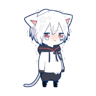 😊 emoji Mafumafu Sticker (cat) vol.2 Telegram sticker 10 of 40