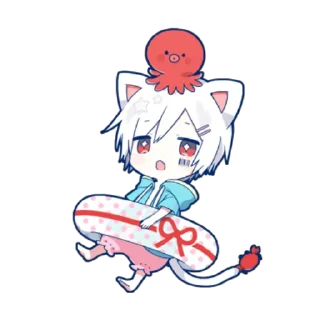 😊 emoji Mafumafu Sticker (cat) vol.2 Telegram sticker 7 of 40