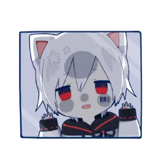 😊 emoji Mafumafu Sticker (cat) vol.2 Telegram sticker 11 of 40