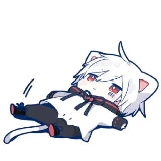😊 emoji Mafumafu Sticker (cat) vol.2 Telegram sticker 14 of 40