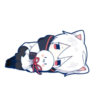 😊 emoji Mafumafu Sticker (cat) vol.2 Telegram sticker 19 of 40