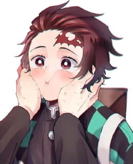 😗 emoji Kimetsu no Yaiba ➜ @animee_stickers Telegram sticker 18 of 54