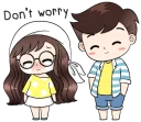 😌 emoji Boobib Lovely Couple @tikelku Telegram sticker 21 of 40