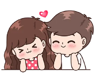 Sticker from @gmoue! boobib lovely couple