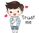 😉 emoji Boobib Lovely Couple @tikelku Telegram sticker 18 of 40